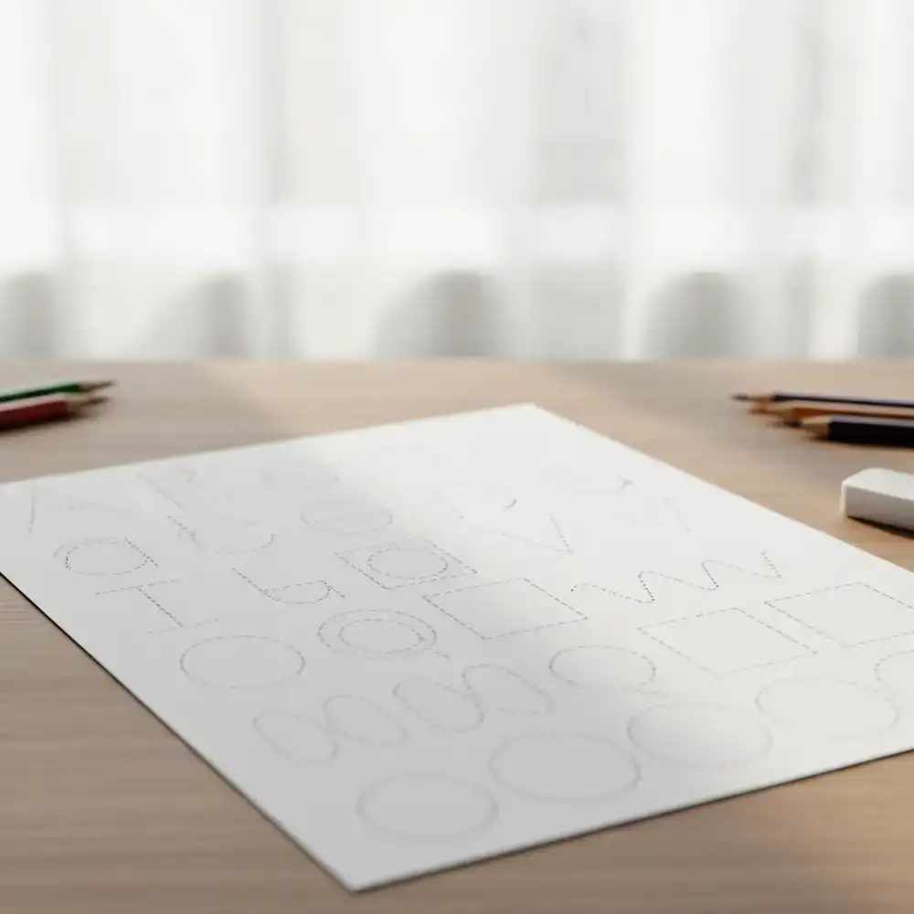 Letter tracing worksheet