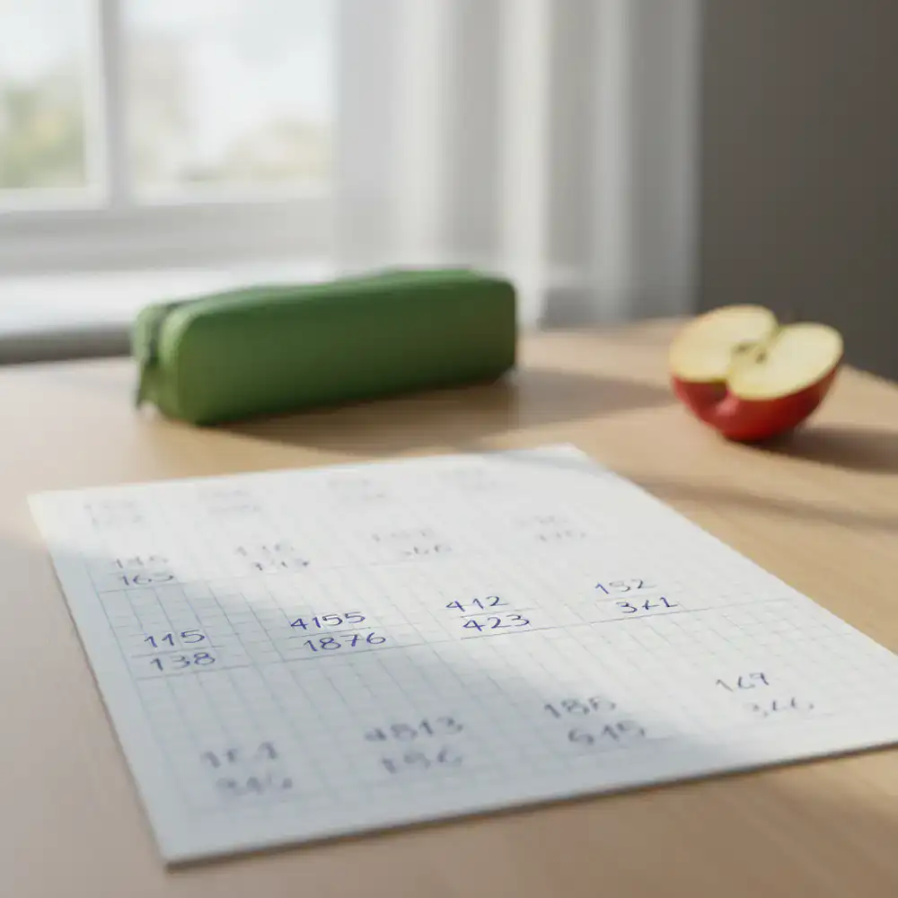 Math addition worksheet